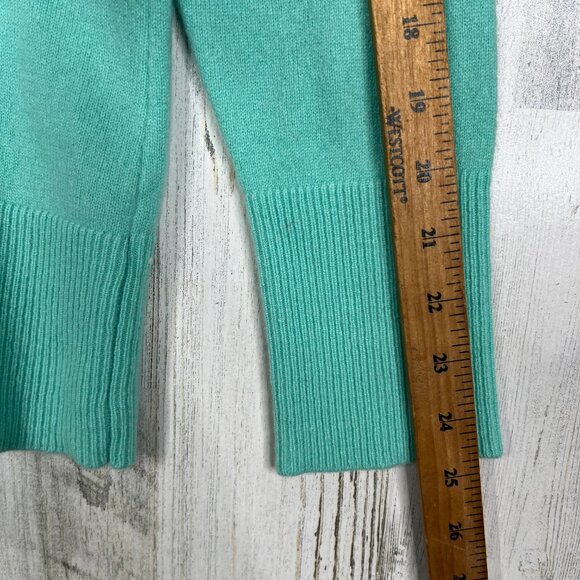 Lilly Pulitzer Womens Sweater Medium Mint Green 100% Cashmere Preppy Pastel Top - Picture 12 of 12